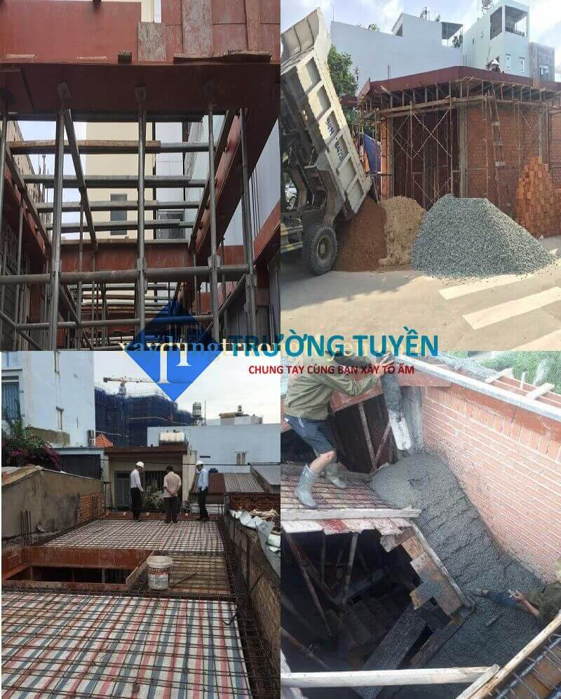 Hình ảnh Làm Cốt Pha Và đổ Bê Tông Sàn 1
