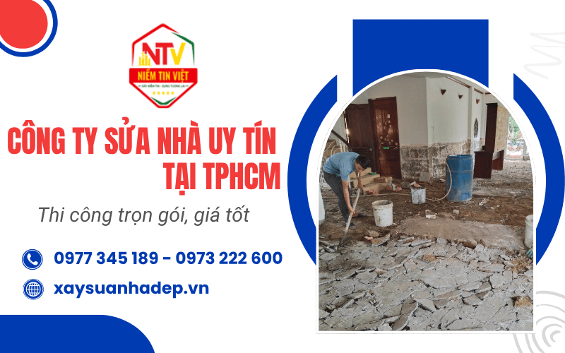 công ty sửa chữa nhà uy tín tại TPHCM