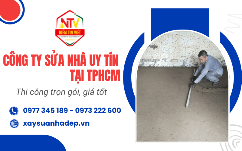 công ty sửa chữa nhà uy tín tại TPHCM