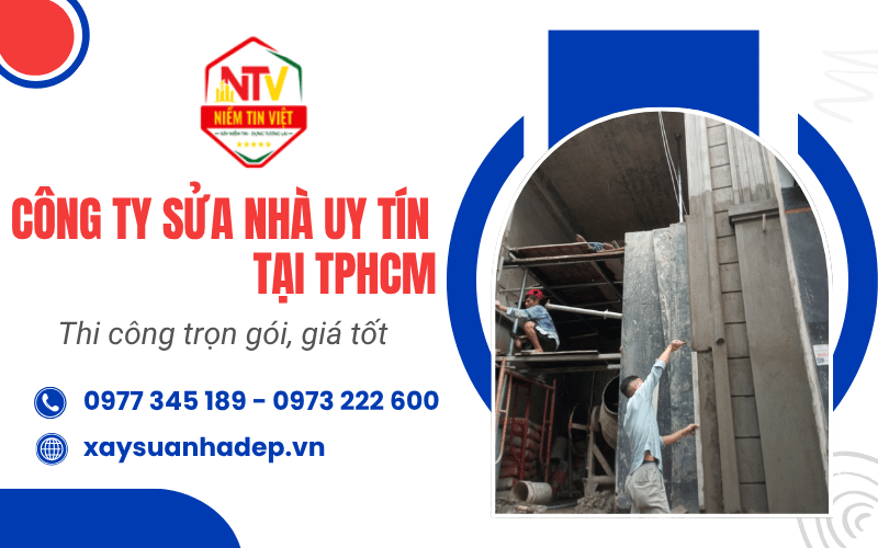 công ty sửa chữa nhà uy tín tại TPHCM