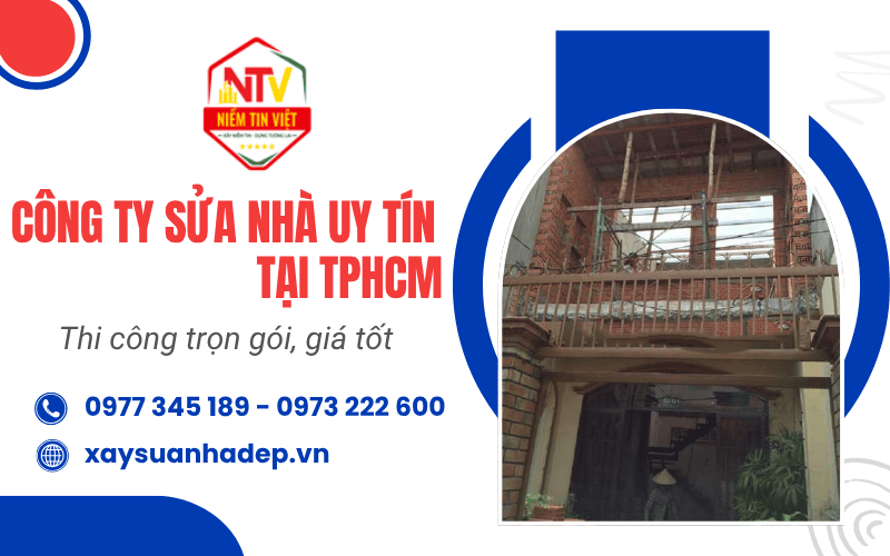 công ty sửa chữa nhà uy tín tại TPHCM