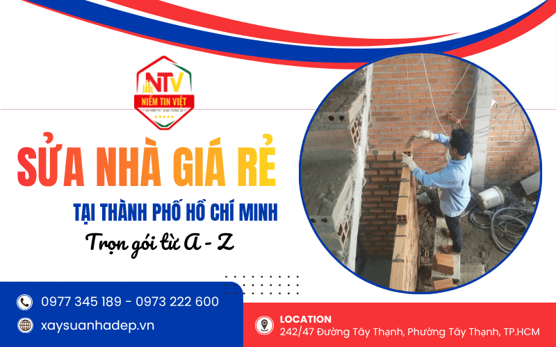 sửa nhà giá rẻ tại Thành phố Hồ Chí Minh