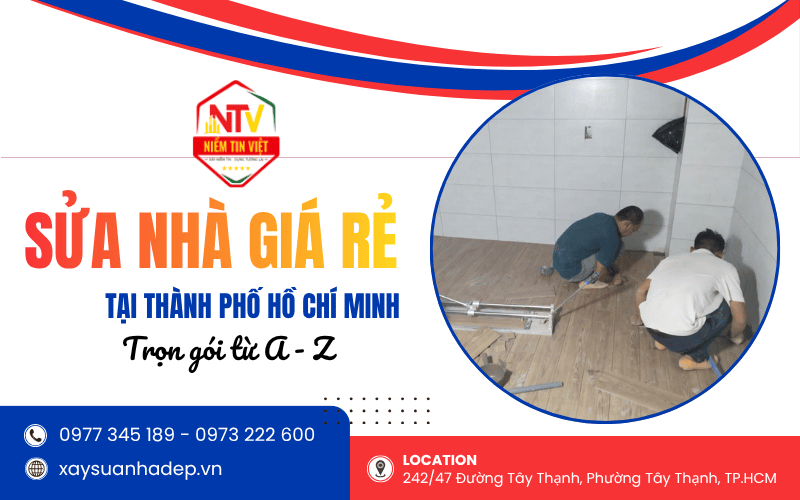 sửa nhà giá rẻ tại Thành phố Hồ Chí Minh