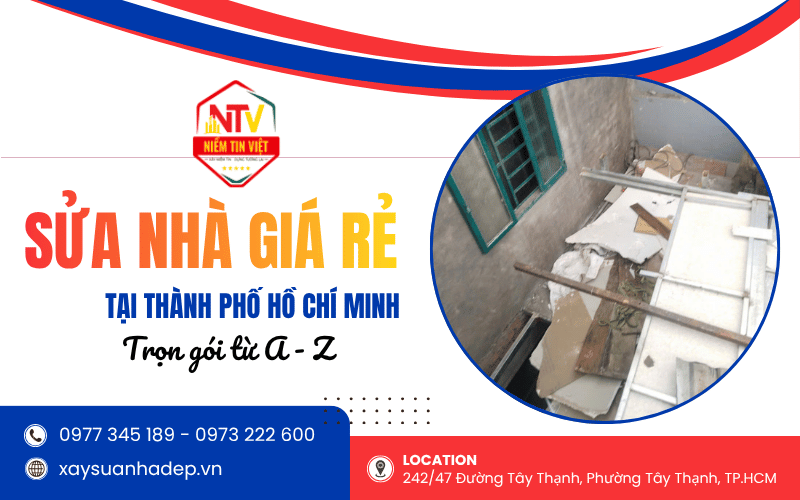 sửa nhà giá rẻ tại Thành phố Hồ Chí Minh