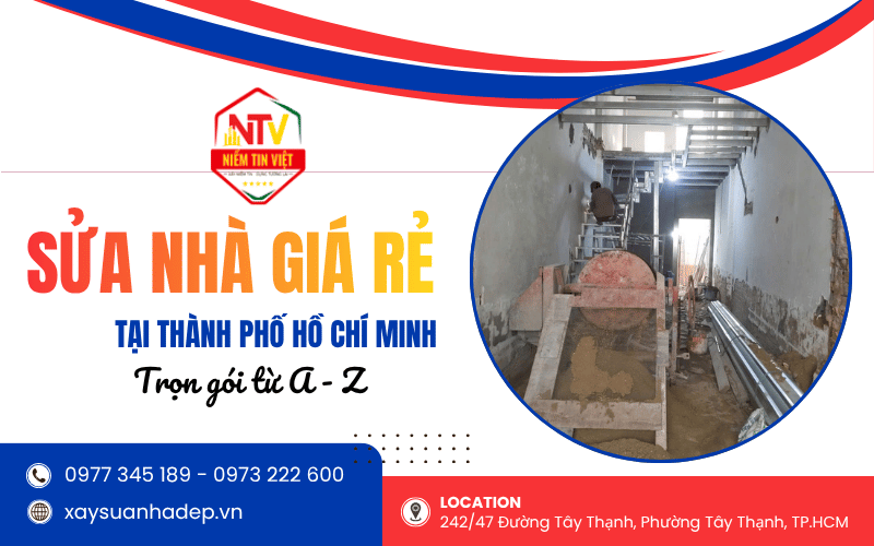 sửa nhà giá rẻ tại Thành phố Hồ Chí Minh