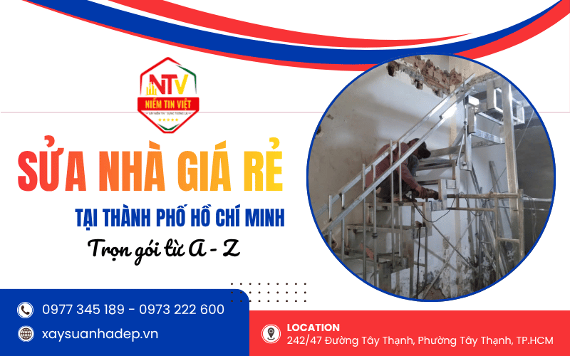 sửa nhà giá rẻ tại Thành phố Hồ Chí Minh